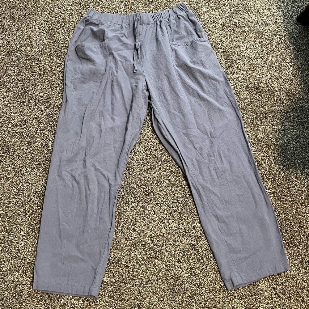 SHEIN Curve - Linen Pants - Size 0XL